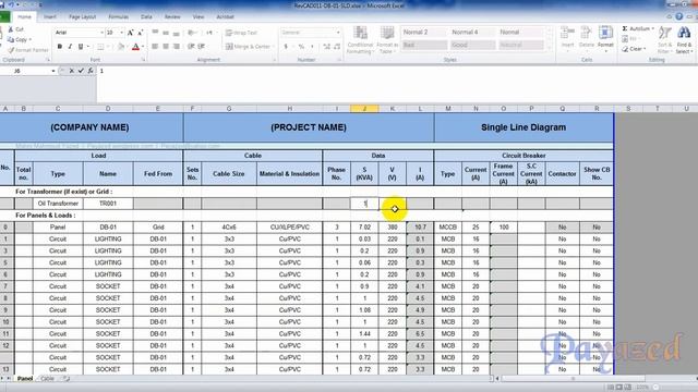 Create Excel of single line diagram (SLD) for selected blocks (SLDC) Lisp смотреть онлайн