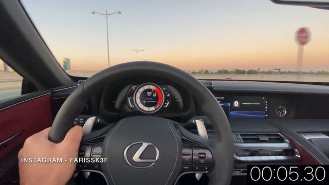 2021 Lexus LC500 Acceleration & 0-100 Test