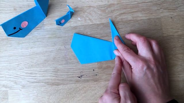 Easy Origami Whale - Paper Crafts - Finding Dory Paper Whale **BAILEY** смотреть онлайн