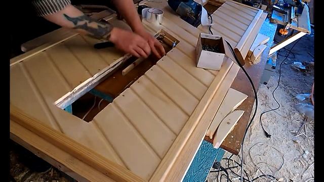 Наборная дверь в баню ставлю стёкла смотреть онлайн