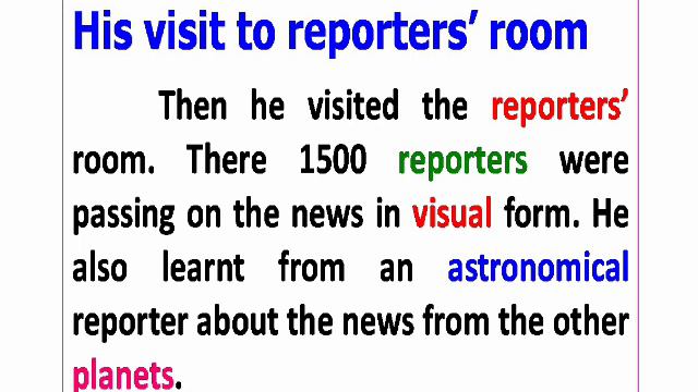 10th - Unit - 5 SR. - A Day in 2889 of an American Journalist - Paragraph for Fast Learners смотреть онлайн