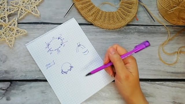 Формирование ростка и горловины. Как вывязать росток при реглане сверху. Как связать горловину. смотреть онлайн