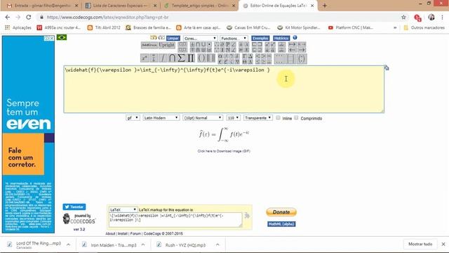 Overleaf - 03 - Fórmulas Matemáticas смотреть онлайн