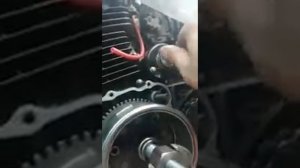 Снять магнето с двигателя 250fmm