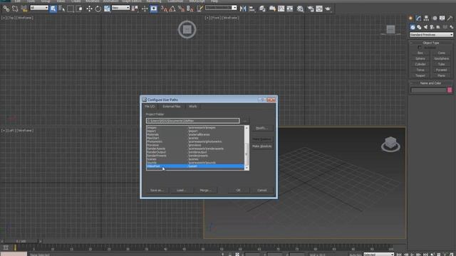 3D Max FK - Настройка путей к рабочим папкам смотреть онлайн
