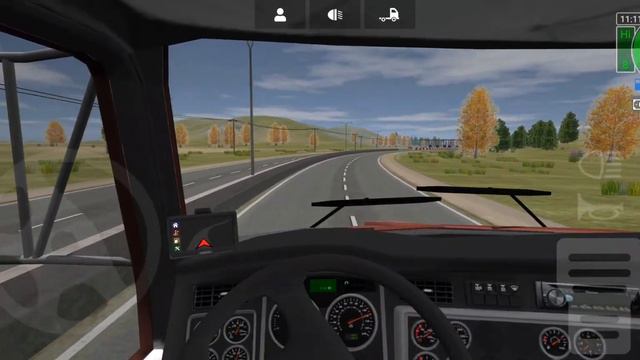 Grand truck simulator 2| Тестирование торможения грузовиков со скорости 110 км/ч. Часть 1. смотреть онлайн