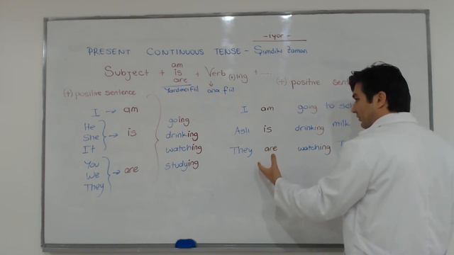10 PRESENT CONTINUOUS TENSE AFFIRMATIVE SENTENCES + смотреть онлайн
