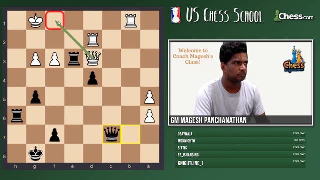 GM Magesh Panchanathan: Calculation and Evaluation | U.S. Chess School 12.2.2021 смотреть онлайн