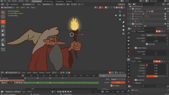 2d Animation Blender - How to Grease Pencil - On A Creepy Night - Part 3 смотреть онлайн