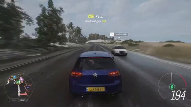 Forza Horizon 4 Fast Driving in a Volkswagen Golf R + Race! смотреть онлайн