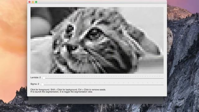 Interactive image segmentation - GUI demo смотреть онлайн