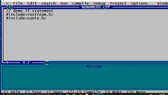 if else statement in C++ смотреть онлайн