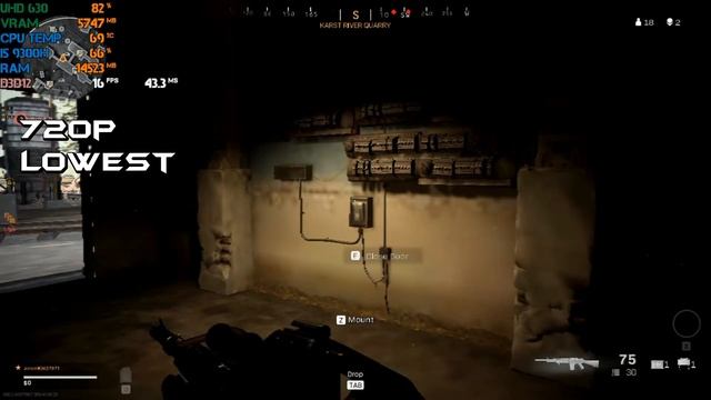 COD Warzone Season 2 (2021) || Intel HD/UHD Graphics 630 + i5 9300H Performance Test || 720p смотреть онлайн