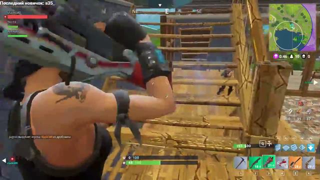 Пабг на минималках или как попасть со снайперской винтовки? Fortnite royal battle! смотреть онлайн