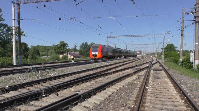 ЭС1-022 "Ласточка" Смоленск - Москва смотреть онлайн