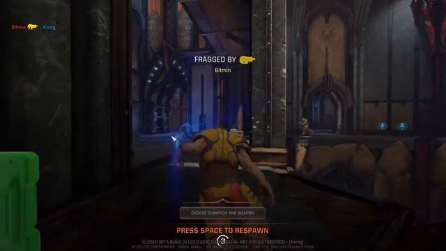 Quake Champions. Первая игра. Первые лаги. Это было круто! смотреть онлайн