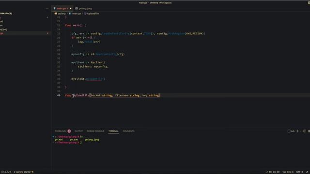 Golang upload file to s3 bucket - Golang aws sdk tutorials смотреть онлайн