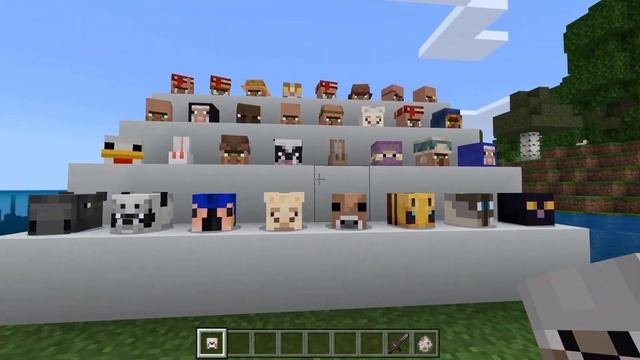 How To Get Custom Mob & Player Heads | Minecraft Bedrock Edition смотреть онлайн