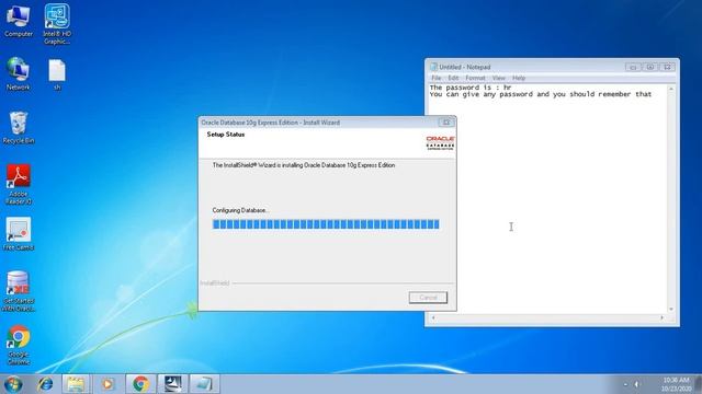 Oracle 10g Installation in windows смотреть онлайн