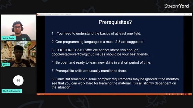 Getting started with GSOC'22 with Jatin Salve| SemiKolan смотреть онлайн