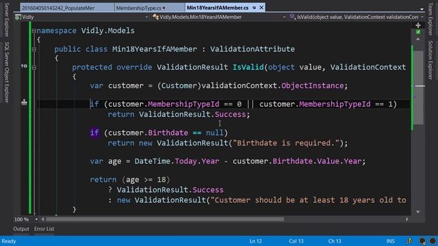 054 Refactoring Magic Numbers MVC C# Asp.Net смотреть онлайн