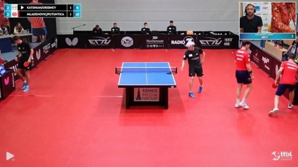 Lev Katsman/Maksim Grebnev vs Luka Mladenovic/Andrei P. (TTBL Selected) I Saison 2022/23