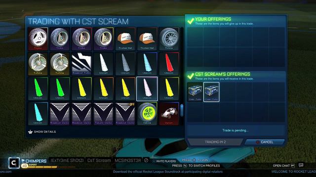 Rocket league Giveaway every 5 subs!! Sub games and more!! смотреть онлайн