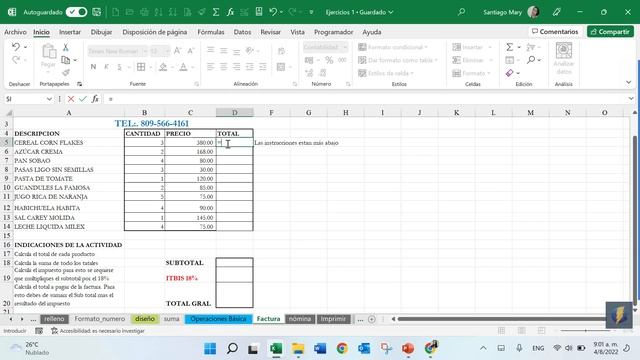 Conceptos fundamentales y basico 2 en Excel смотреть онлайн