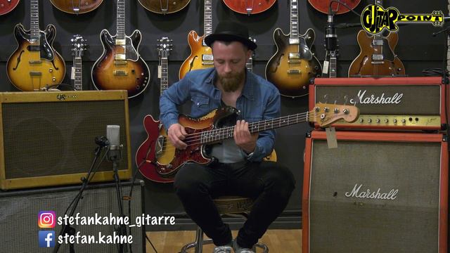 1972 Fender Precision Bass - 3t-Sunburst / GuitarPoint Maintal / Vintage Guitars смотреть онлайн