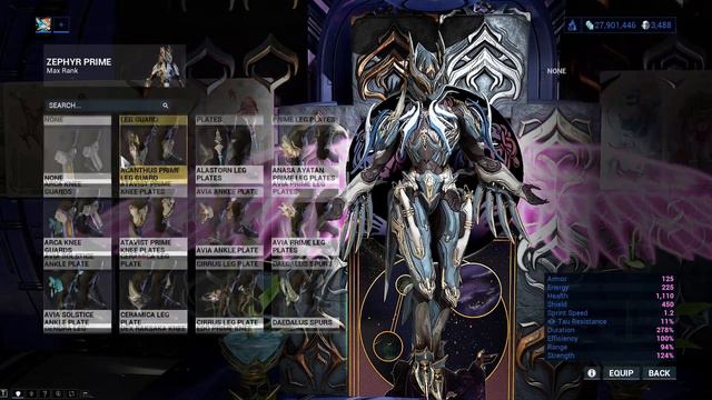 Warframe | Fashion Frame | Zephyr Prime : Whirlwind смотреть онлайн