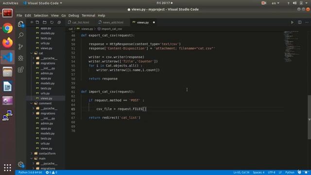 Import Data Template | Python and Django смотреть онлайн
