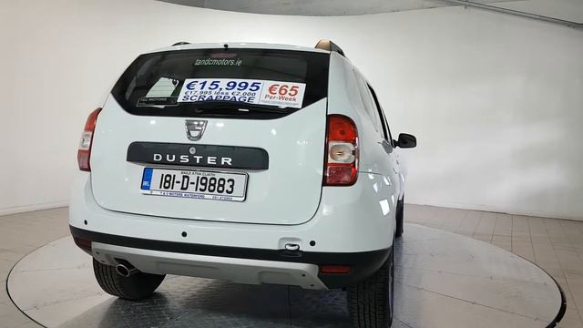 181D19883 - 2018 Dacia Duster PRESTIGE 1.5 Diesel Rear Sensors with reverse... смотреть онлайн