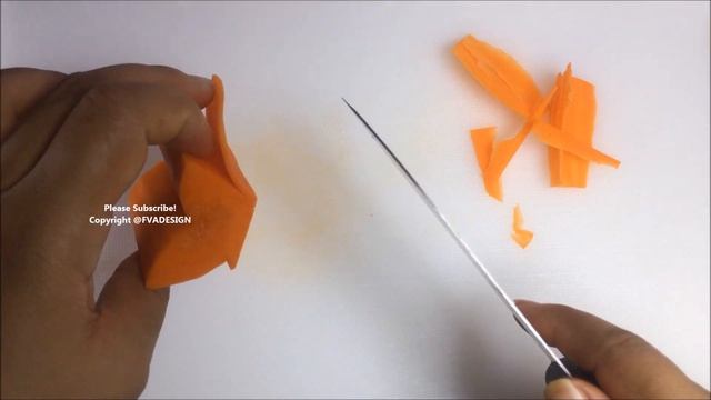 Beautiful Carrot Butterflies Carving Garnish Design | How To Make Butterflies From Carrot. смотреть онлайн
