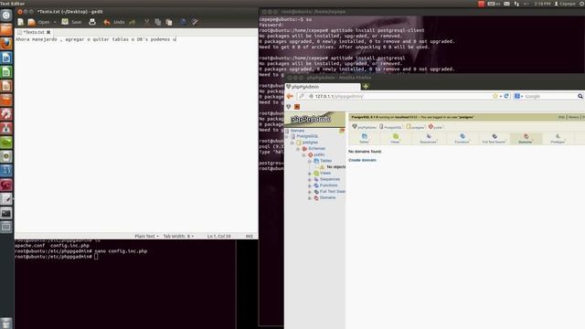 Installing PostgreSQL & pgadmin3. Ubuntu 12.04 . смотреть онлайн