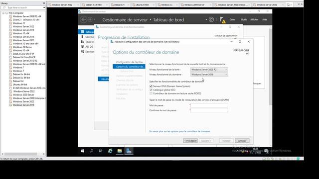 Installer et configurer un domaine Active Directory sous Windows Server 2019 смотреть онлайн