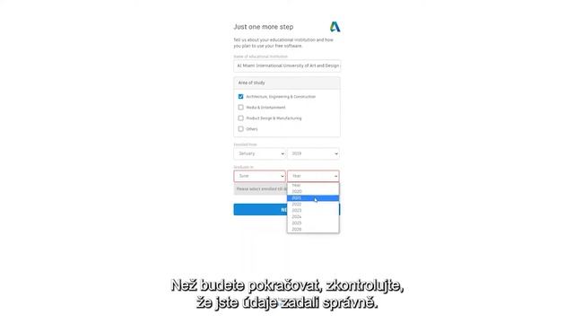 Autodesk studentské licence - Postup pro studenty смотреть онлайн