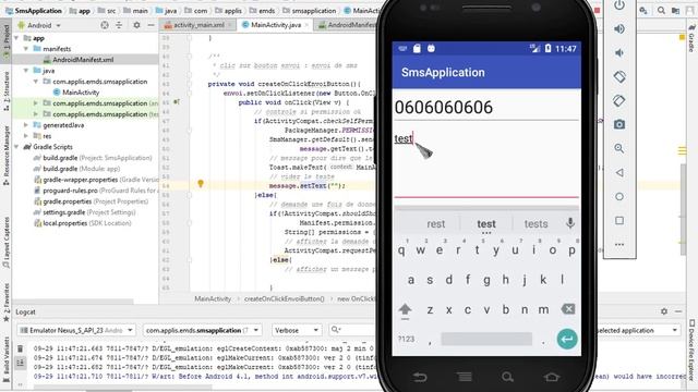 Android Studio (complément n°13) : Permissions смотреть онлайн