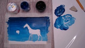Как нарисовать лошадь гуашью