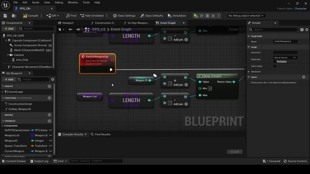 28 Switch Weapon With Mouse Wheel | FPS Character Blueprint 28 | FPS Classic Tutorial Series смотреть онлайн