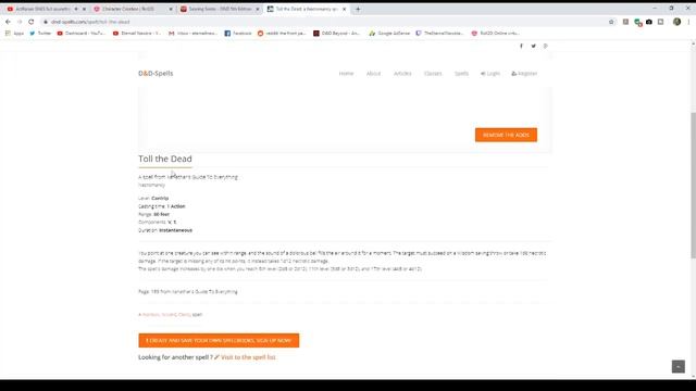Roll20 Tutorial: Adding Spells Manually смотреть онлайн