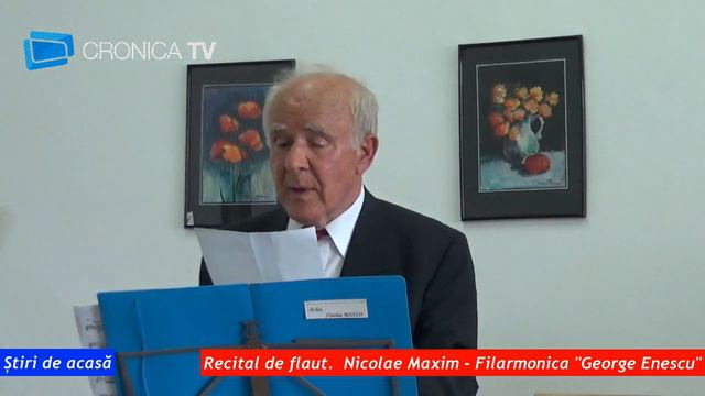 Recital de flaut. Nicolae Maxim - Filarmonica George Enescu смотреть онлайн