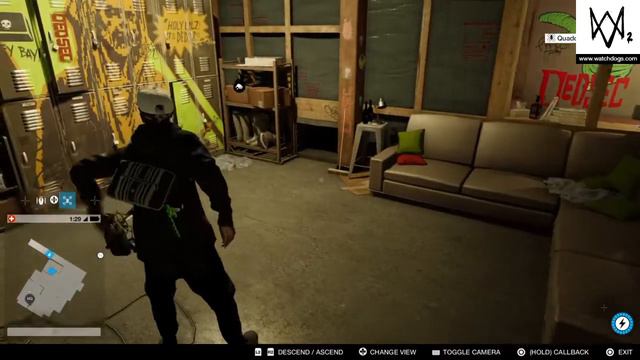 Watchdogs 2-How to get the secret access key in the hackerspace смотреть онлайн