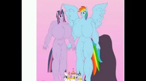 my huge pony friendship is muscular