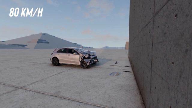 CRASH TEST | Mercedes- Benz A45S AMG |?300 KM/H ?| BeamNG.Drive смотреть онлайн