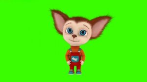 Малыш Барбоскин идёт Футаж на зеленом фоне | Green screen