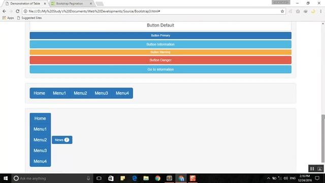 Learning Bootstrap Pagination Part10 смотреть онлайн
