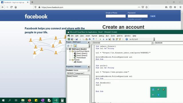 Excel VBA open any website using this code смотреть онлайн