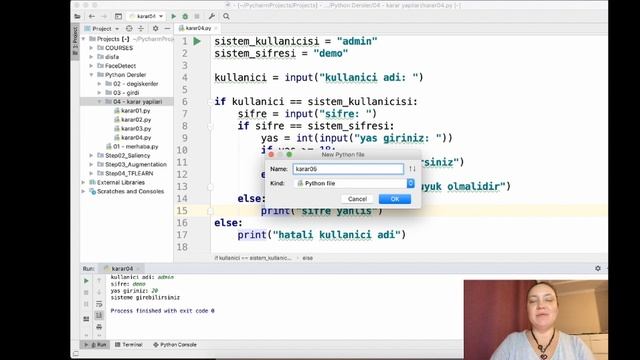 08 Python ile Karar Mekanizmaları2 - İç içe if ve Mantık Kapıları смотреть онлайн