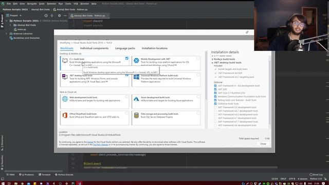 DiscordPY - "Could not build wheels for multidict, yarl..." *2 MIN FIX* смотреть онлайн