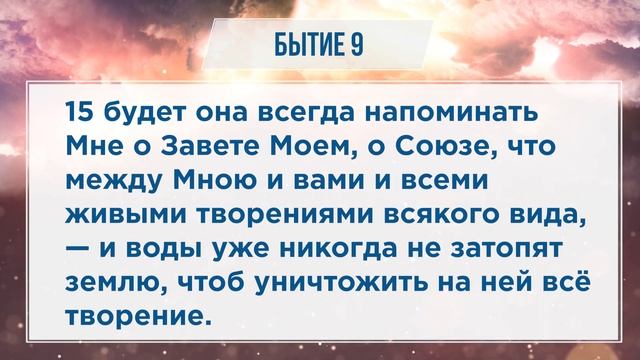 БЫТИЕ глава 9 | ЧТЕНИЕ БИБЛИИ смотреть онлайн